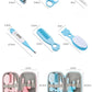 8PCS Baby Healthcare and Grooming Kit Baby Safety Set with Nail Clippers Nasal Aspirator Thermometer Hair Brush Comb Newborn