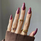 24pcs Artificial Nail Art Fake Nails Full Coverage Removable Ballet Short Press On Nails tips Chips Waterproof Solid Colour set