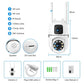 8MP HD Wifi Surveillance PTZ Camera Outdoor 4MP Dual Lens Dual Screen AI Auto Tracking IP Security Protection Camera CCTV Video