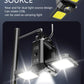 XPE Pocket Work Light 1000LM COB LED Mini Keychain Light USB Rechargeable Flashlight IPX4 Waterproof for Outdoor Camping Hiking