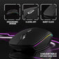 JOMAA Colors Backlit 2.4G Wireless Keyboard and Mouse Combo Rechargeable Bluetooth Keyboard for Windows Laptop