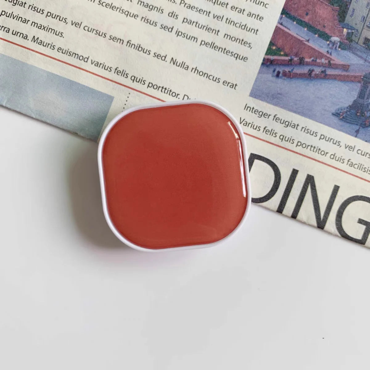 Cute Square Popping Sockets Grip Phone Holders Finger Ring Holder Griptok Stand Back Cover Clip Sticker Cellphone Accessories