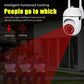 8MP WiFi Camera 4x Digital Zoom Full Color Night Vision PTZ CCTV Security Surveillance IP Camera Outdoors Wireless Video monitor