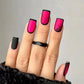 24Pcs Long Ballet Press On Nail Art Wearing Manicure Glitter Point Drill False Nails Removable Full Cover Artificial Fake Nails