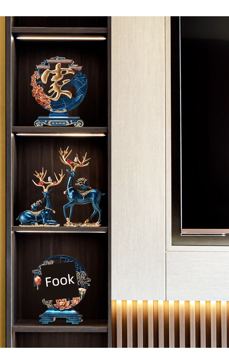 TV Accessible Luxury Living Room Moving Gift Wine Cabinet Decorations