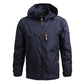 Winter Jacket Fashion Coat Hoodies Camping Hiking Jacket Men's Casual Waterproof Jacket Windbreaker Men Outerwear Men's Clothes
