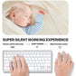 Wireless Keyboard Mouse Combo Ultra Slim Backlit Keyboard and Mouse Multi-Device 2.4G USB Rechargeable Bluetooth Keyboard