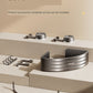 Punch-Free Bathroom Rack Bathroom Suction Cup Triangle Basket Wall Mount Bathroom Sink Corner Storage Rack