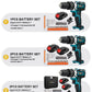 21V Cordless Drill Electric Screwdriver Electric Impact Drill Mini Wireless Power Driver DC Lithium-Ion Battery Power Tools
