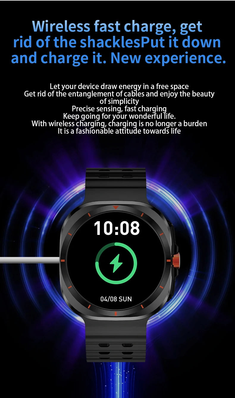 Watch 7 Ultra Smartwatch Bluetooth Talk HD AMOLED Screen Fitness Tracker Health Monitoring Smartwatch for Android IOS