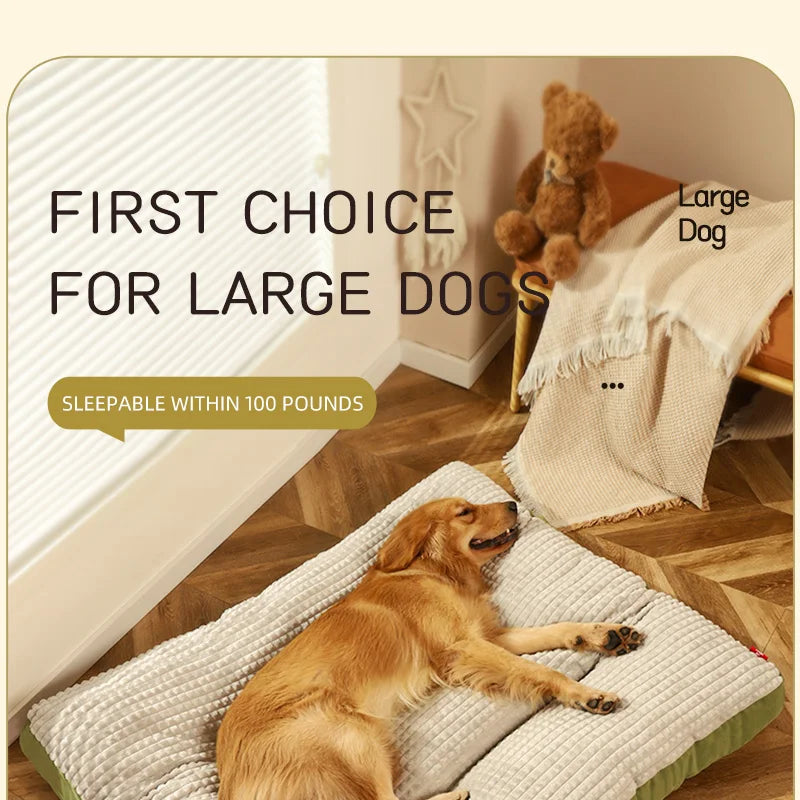 HOOPET Warm Dogs Sleeping Bed Soft Fleece Pet Blanket Detachable Cat Puppy Mat Cushion for Small Medium Large Dogs Pet Supplies