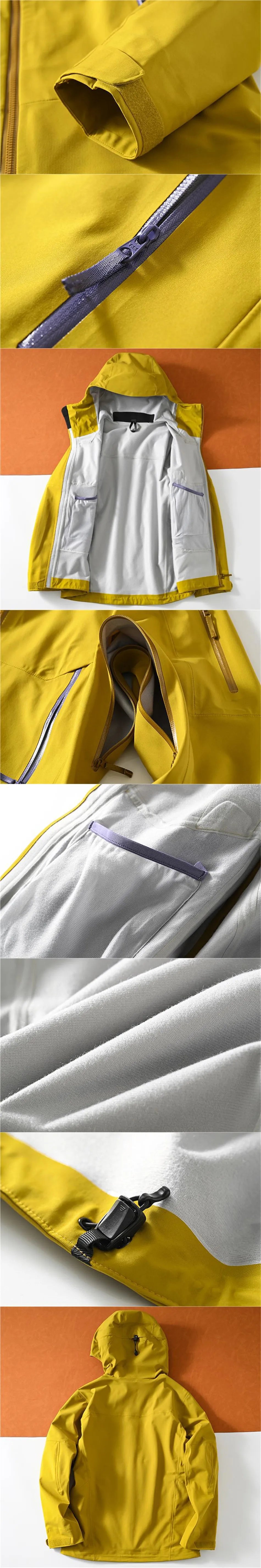 Outdoor Waterproof and Windproof Soft Shell Mountaineering Jacket Camping Hiking Skiing Running Clothes Coat Windbreaker Jackets