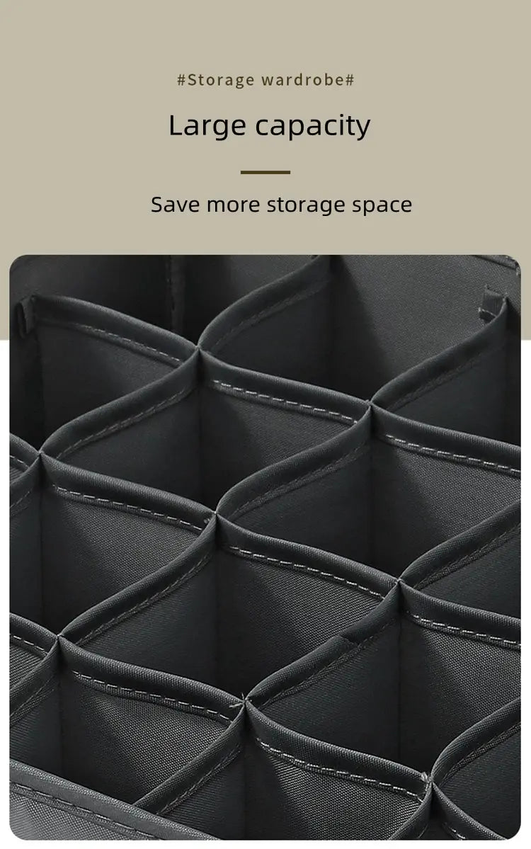 1pc Fabric Underwear Storage Box Drawer Organizers For Closet Organization And Storage Of Socks Underwear Ties And More