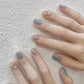24Pcs/Lot Milky White Gradient Long Wearing False Nail Tips Acrylic Press on Nails Removable Reusable Artifical Fake Nails Art