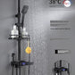 Copper Constant Temperature Black For Home Supercharged Shower Head