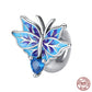 Fit Pandora 925 Original Bracelet 925 Silver Plate Flower Bird Series Charms Beads For Women Fashion DIY Jewelry Gifts Making