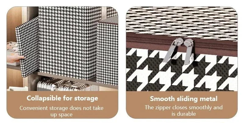 Quilt Storage Non-Woven Wardrobe Space Saving Bag House-Moving Box Dustproof Organizers  Bedding Box Travel Storage Organization