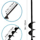 Garden Auger Spiral Drill Bit With 3/8" Hex Drive Drill Planting Hole Digger Tool Loose Soil Drill Bit Accessories