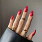 24pcs Artificial Nail Art Fake Nails Full Coverage Removable Ballet Short Press On Nails tips Chips Waterproof Solid Colour set