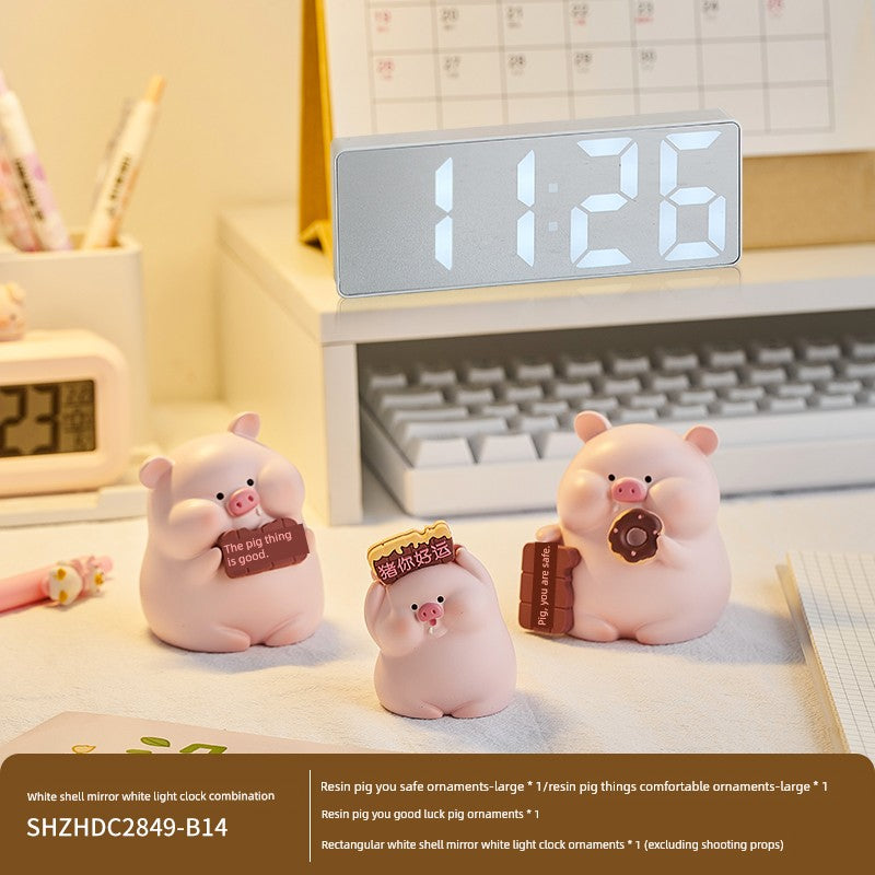 Led Student Dormitory E-Sports Office Room Clock