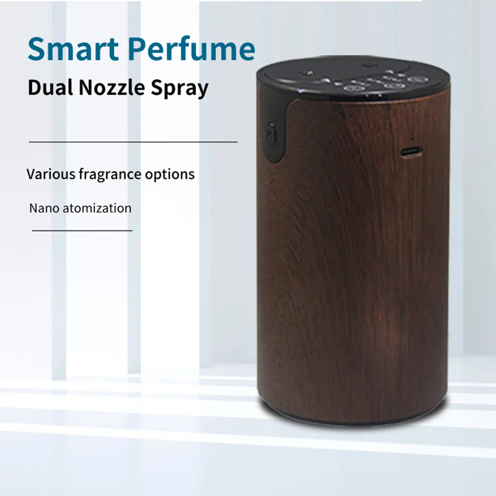 Essential Oil Diffuser for Home Quiet Smart Auto Aroma Diffuser Dual Nozzle Anti-Leakage 20ML  Aromatherapy Diffuser Nano Mist