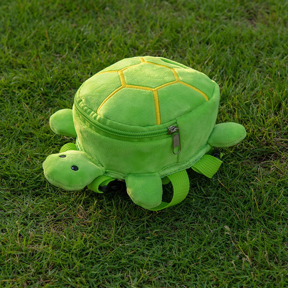 Durable Pet Self Carry Backpack Turtle Shape Bag Adjustable Belt Puppy Backpack Cartoon Portable Harness Dog Outdoor Snack Bag