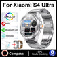 S4 Ultra Smart Bracelet Men Watch For Xiaomi  AMOLED HD Screen Bluetooth Call GPS Trajectory NFC Heart Rate Compass SmartWatches