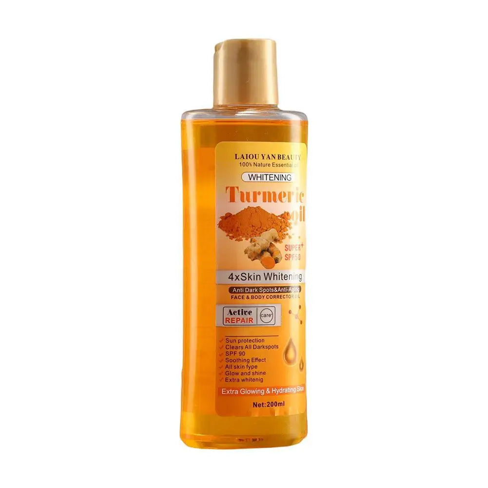 Turmeric Essential Oil Facial Body Massage Moisturizing Diffuser Aromatherapy Face Body Care Smoothing Body face Skin Care 200ml