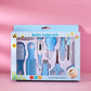 Hair Health Care Thermometer Grooming Brush Clipper Teether Toothbrush Kit Baby Essentials 10PCS Baby Nail Trimmer Care Set Kid