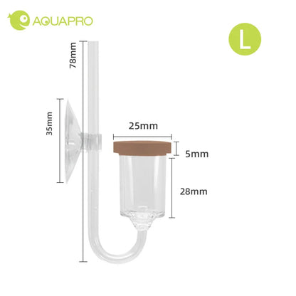 MINI CO2 Diffuser With Bubble Counter Twinstar Style Atomizer Acrylic Aquarium Carbon Dioxide Transparent Fish Tank Water Plants