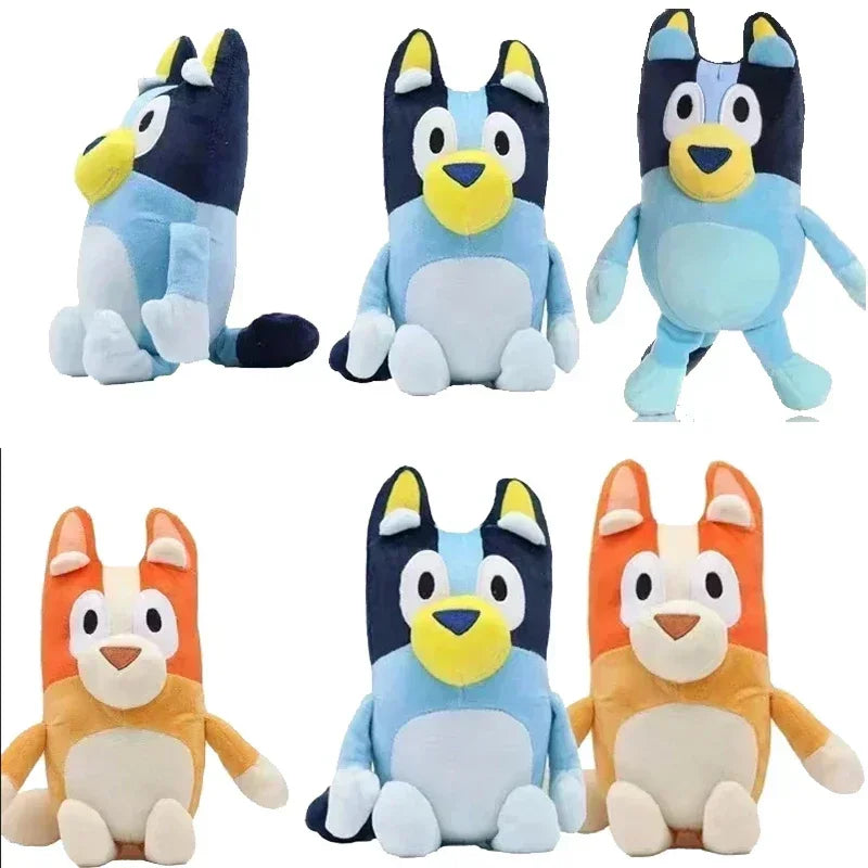 Super Cute P Cat! Needy Girl Overdose Emojis 17/28cm Bluey & Bingo Family Plush Toys Cartoon Dog Stuffed Animals Soft Plush Doll