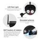 Outdoor Motion Sensor Solar Lights Dummy Decoy Fake Camera Waterproof Automatic Rotation Fake CCTV Monitoring For Porch Garden