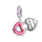 925 Silver Charms Beads Fit 3mm Original Bracelet Game Machine Box Afternoon Tea Dessert Romantic Pink Pendant DIY Jewelry