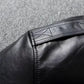 A2 Men's Bomber Jacket Tea Core Horse Leather Cropped Motorcycle Jacket Natural Leather Loose Coat Military Men's Leather Jacket