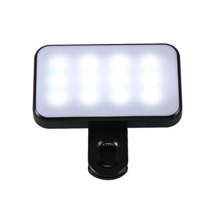 3 Modes Adjustable Brightness Portable Mini Selfie Fill Light Rechargeable Clip On For Phone Laptop Tablet Meeting Make Up