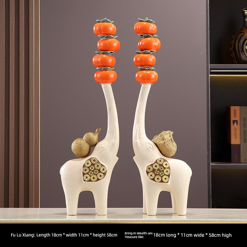 Niche Style Living Room New House Housewarming Gift Elephant Ornaments