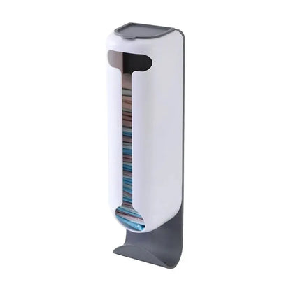 Innovative Wall Mounted Plastic Bag Dispenser Organizer for Kitchen and Home - Easy Access, Neat Organization and Space-saving