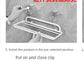 Japan Muj Washstand Free Punch Wall Suction Cup