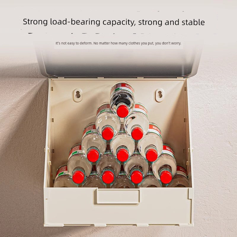 Mural Storage Box Clean Clothes Foldable Cabinet Bath