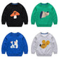 2025 New Autumn Boys Sweatshirts Cotton Kids Hoodies Casual Cartoon Printting Shirts Baby Boy Clothing 2-7 Years Children Tops