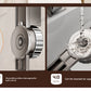 Suction Cup Towel Rack Bathroom Punch-Free Hanging Rod Bathroom Storage Rack Integrated Shower Room Toilet Storage Bath Towel Rack
