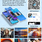 HQ6 3-Axis Gimbal Handheld Stabilizer for Cellphone, with Fill Light, Face Tracking, for Android iPhone Anti Shake Video Record