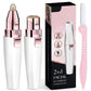 Eyebrow Trimmer 2 in1 USB Rechargeable Facial Hair Remover For Women & with Built in LED Light-Remove  For Facial Hair