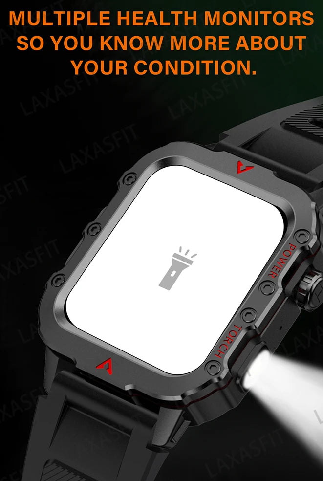 New LED Men's Smartwatch Bluetooth Talking Smartwatch Multi Sport Mode Health Monitoring Smart Watch