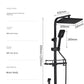 Copper Constant Temperature Black For Home Supercharged Shower Head