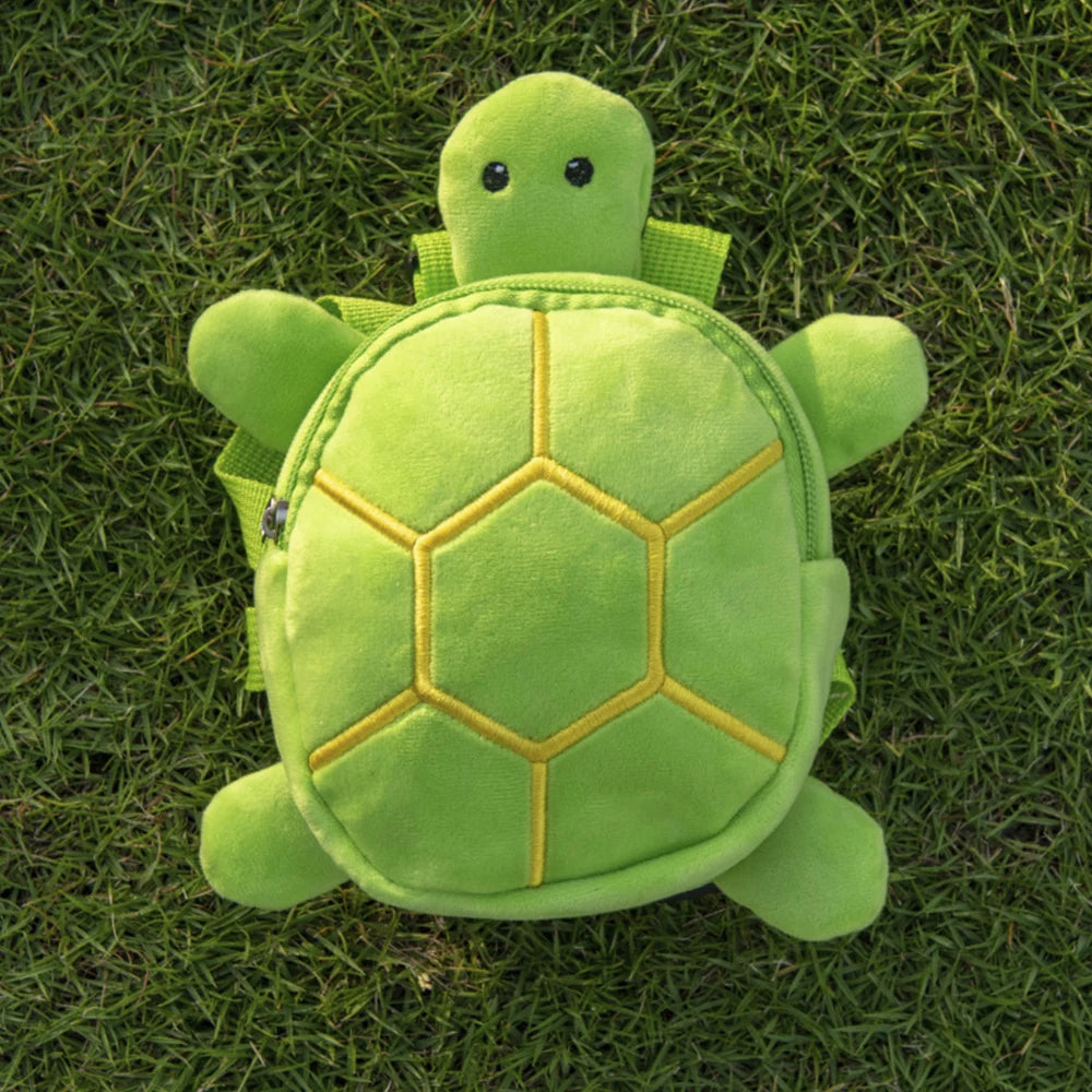 Durable Pet Self Carry Backpack Turtle Shape Bag Adjustable Belt Puppy Backpack Cartoon Portable Harness Dog Outdoor Snack Bag