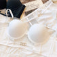 Europe Women Underwear Set Sexy Lace Hollow Breathable Widen Buckle Lingerie Underwire Push Up Bra and Panties Rose Intimates