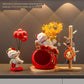 Haibeihai Lucky Cat Key Storage Entrance Decoration Home Living Room Desktop Pachira Macrocarpa Entrance Decorations