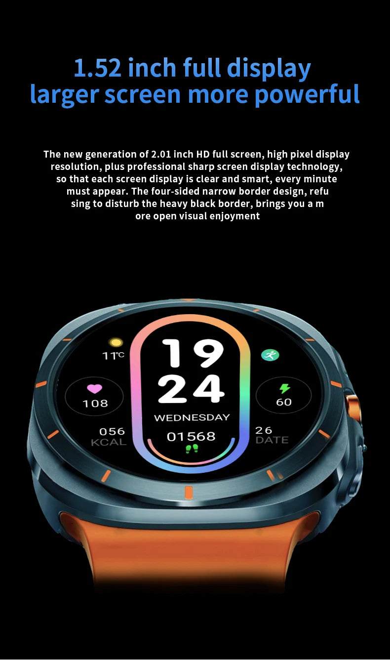 Watch 7 Ultra Smartwatch Bluetooth Talk HD AMOLED Screen Fitness Tracker Health Monitoring Smartwatch for Android IOS