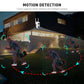 8MP HD Wifi Surveillance PTZ Camera Outdoor 4MP Dual Lens Dual Screen AI Auto Tracking IP Security Protection Camera CCTV Video